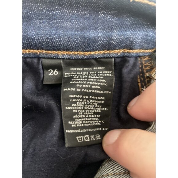 J Brand Skinny Jeans 26 Dark Wash Skinny Jess Silence - Picture 6 of 6